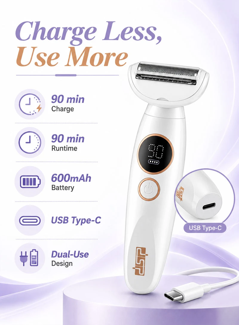 5-in-1 Women’s Electric Trimmer Kit With LED Display & Waterproof Design — photo 4