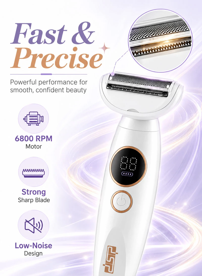 5-in-1 Women’s Electric Trimmer Kit With LED Display & Waterproof Design — photo 5