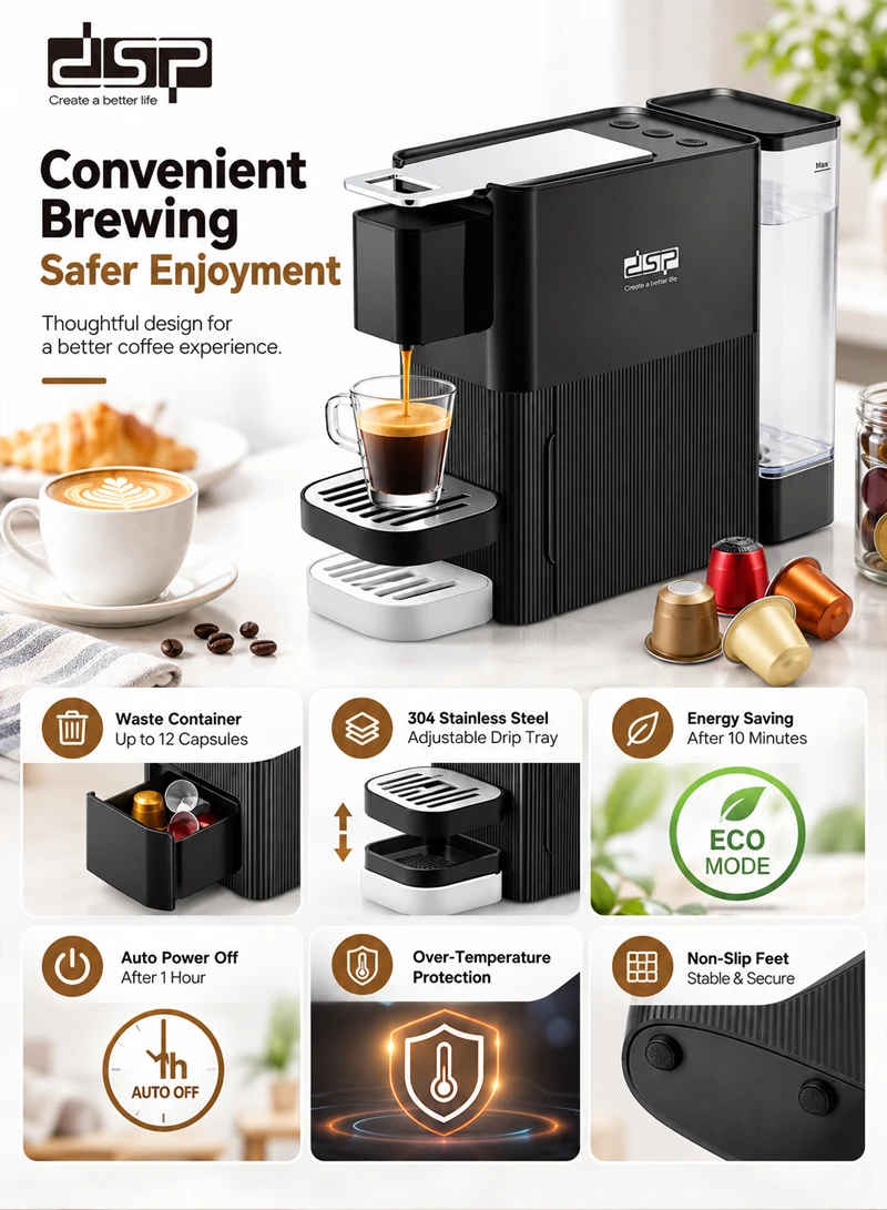 High-Pressure Espresso Machine with Adjustable Flow & Smart Safety Features — photo 5