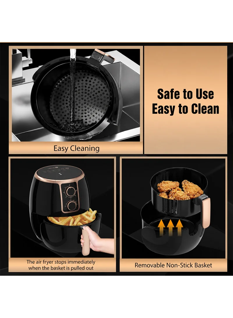 Multifunctional Cooking Air Fryer with Easy & Precise Control - Black β photo 2
