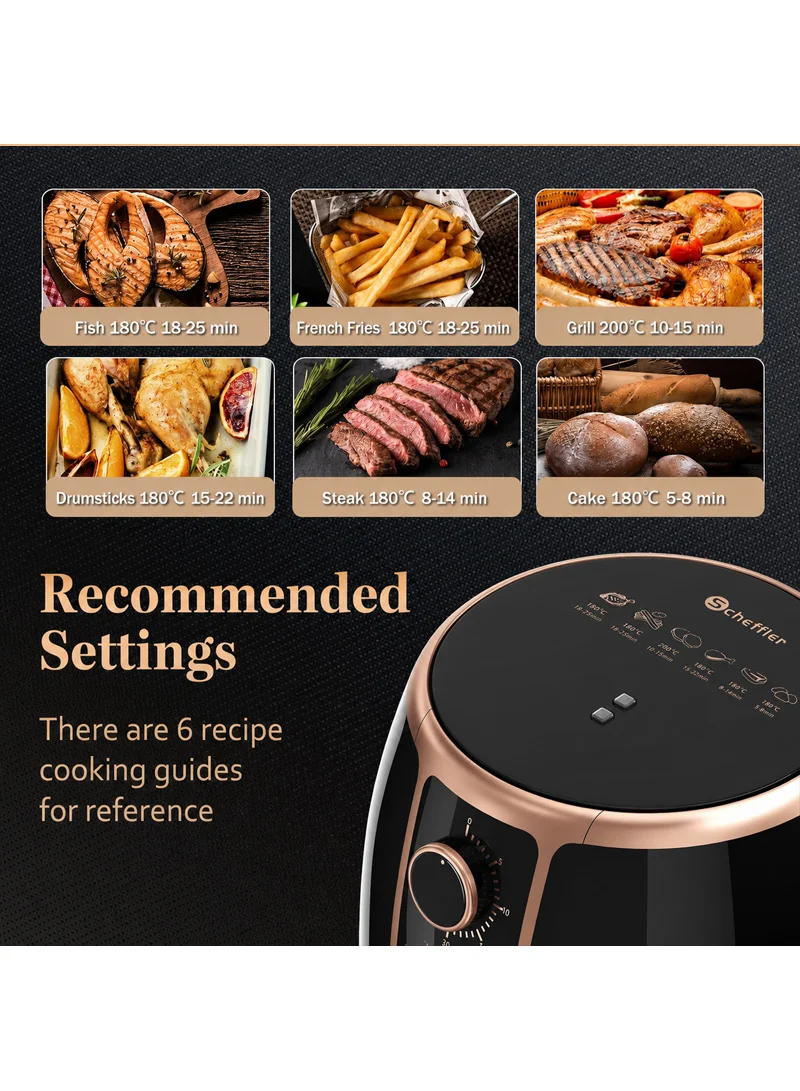 Multifunctional Cooking Air Fryer with Easy & Precise Control - Black — photo 3