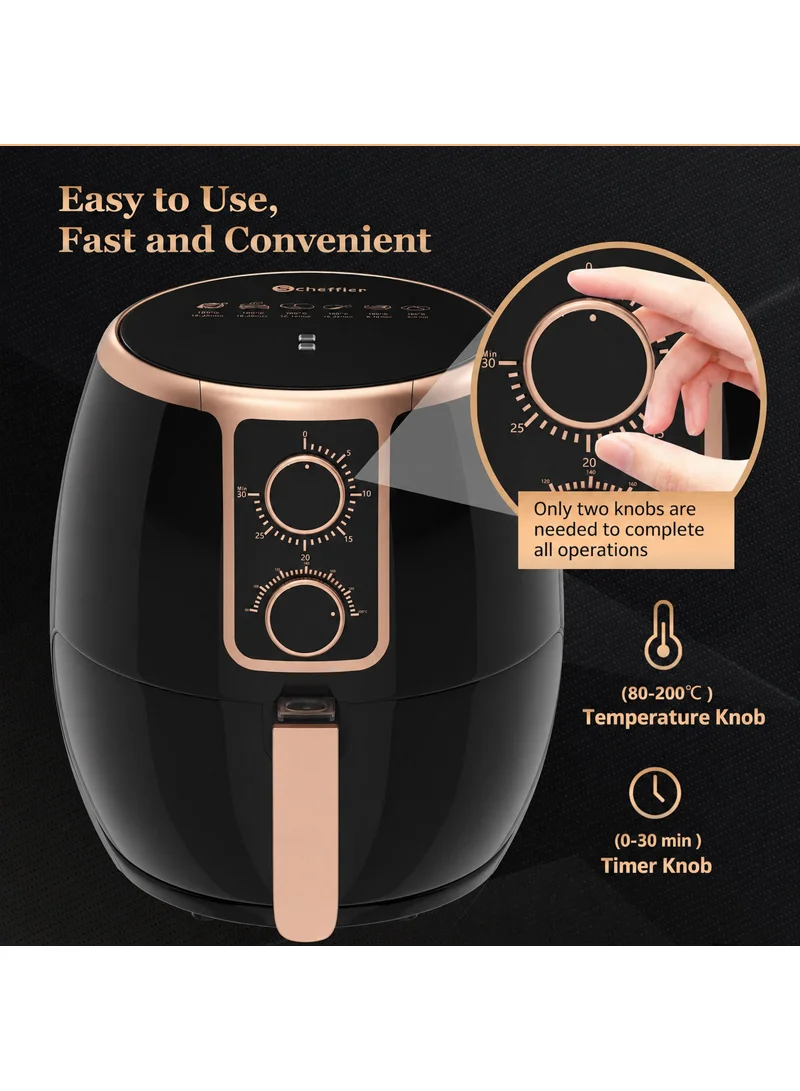 Multifunctional Cooking Air Fryer with Easy & Precise Control - Black — photo 4