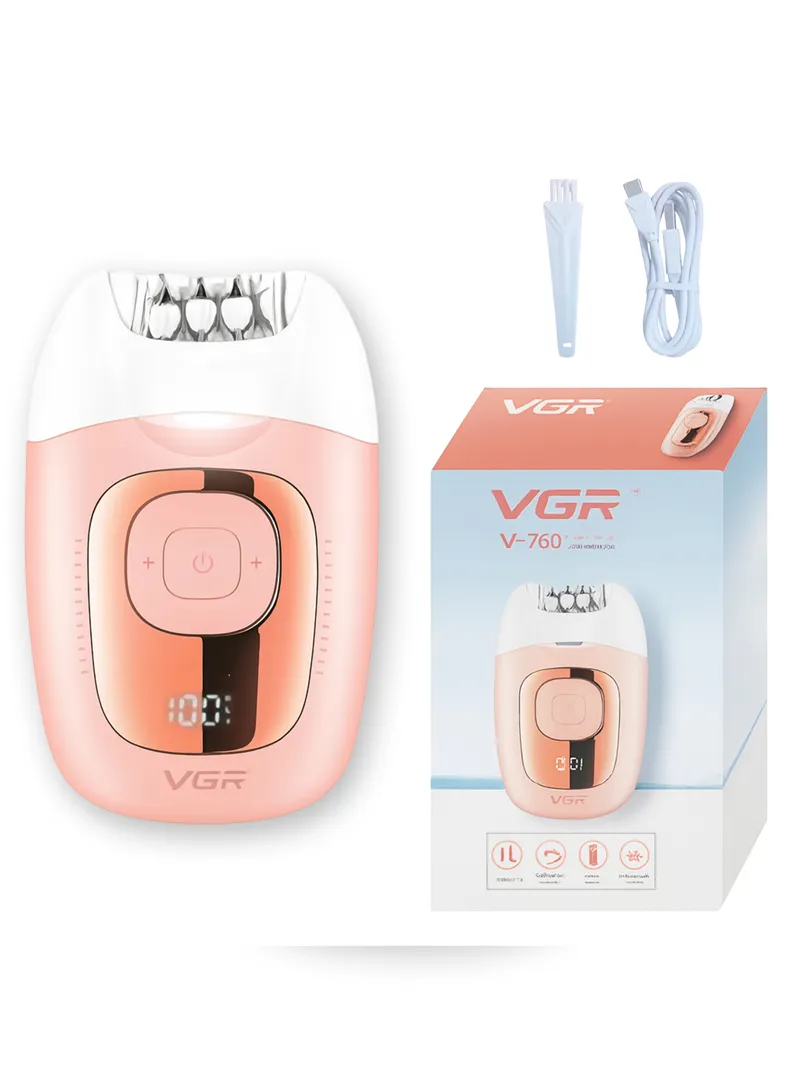 500mAh Rechargeable Lady Epilator with 18 Tweezers, 2 Speeds & Built-in LED Light — photo 5