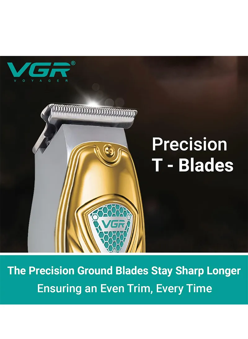 Professional Rechargeable Hair Trimmer, Cordless Hair Trimmer with LED Display & Guiding Comb — photo 5