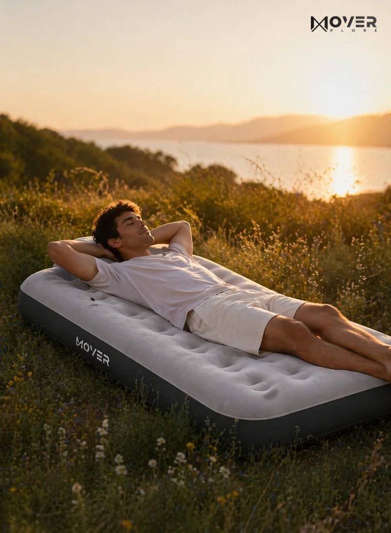 Portable Camping Air Bed CloudCoil Support with Rapid Inflation System — photo 4