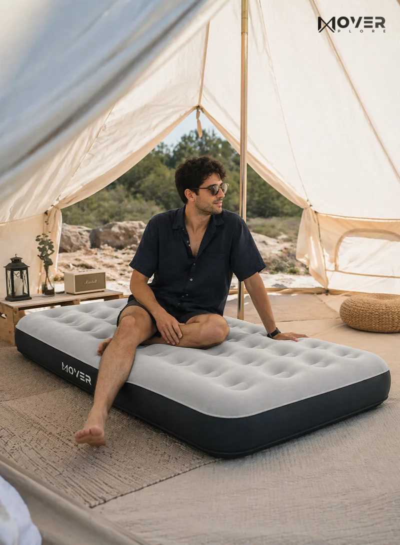 Portable Camping Air Bed CloudCoil Support with Rapid Inflation System β photo 5
