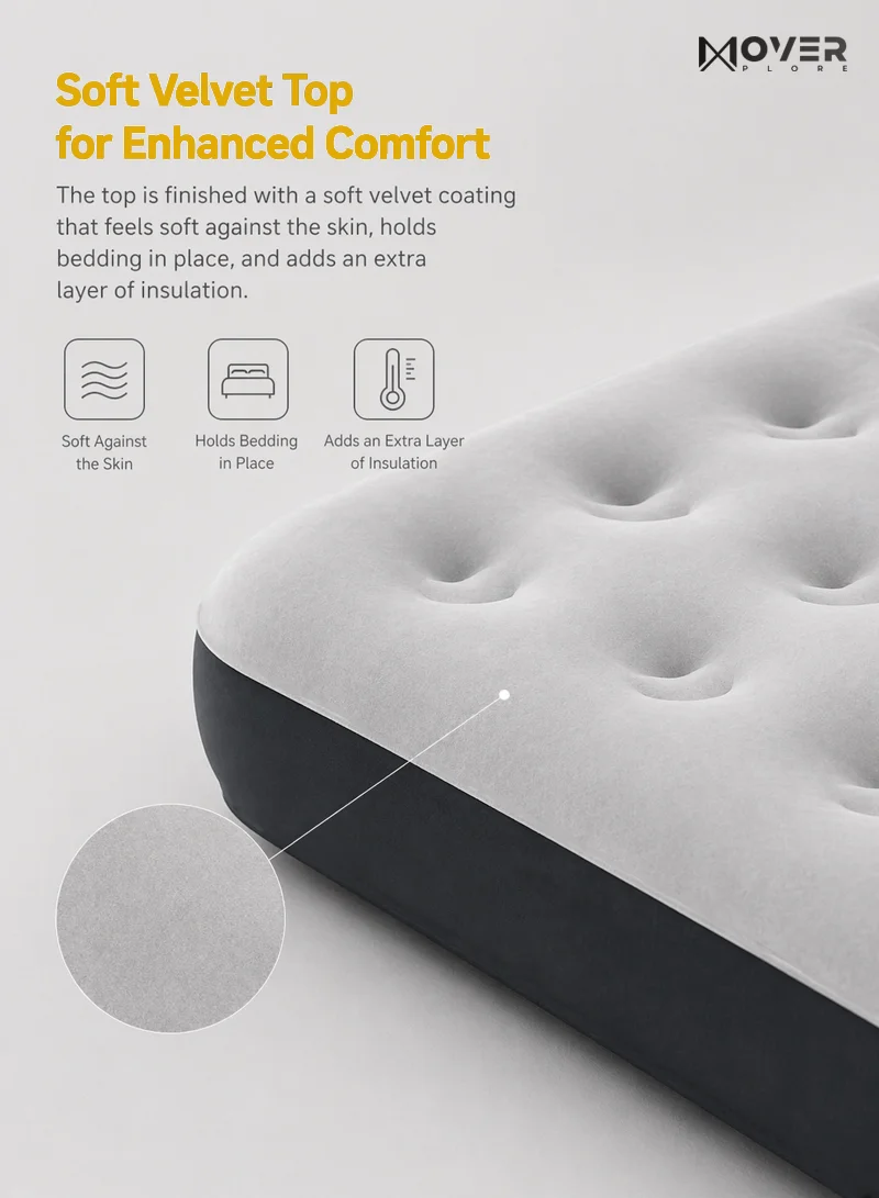 Portable Camping Air Bed CloudCoil Support with Rapid Inflation System β photo 6