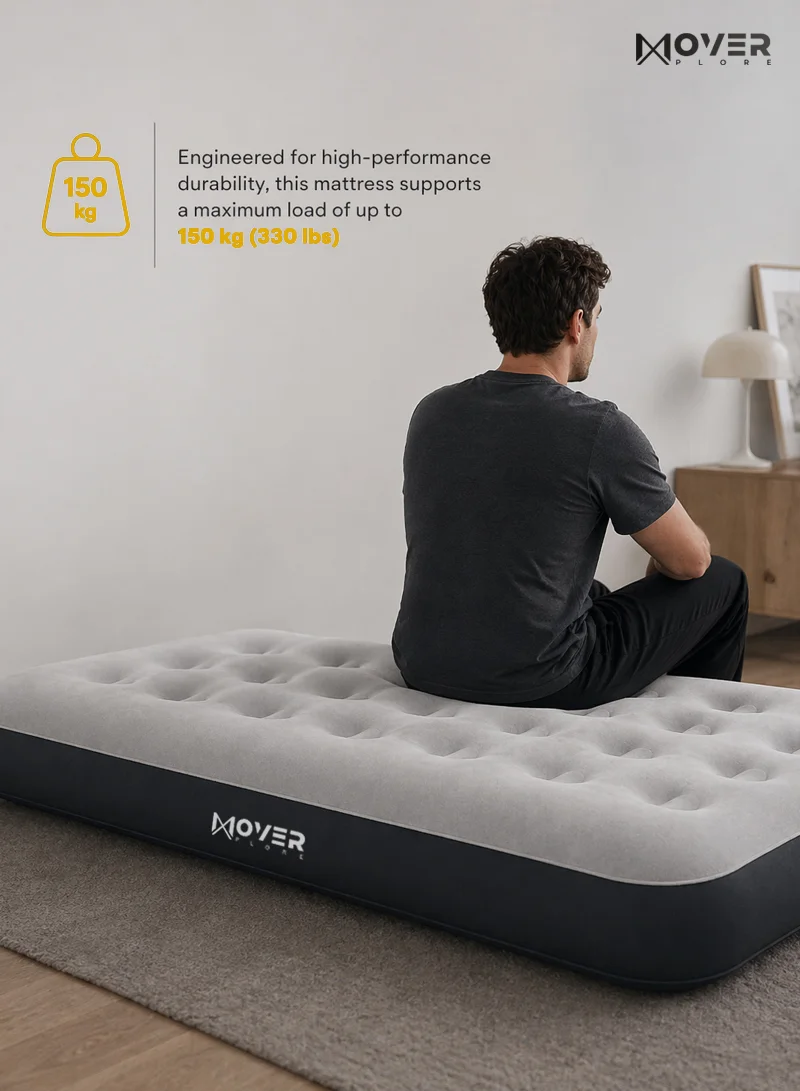 Portable Camping Air Bed CloudCoil Support with Rapid Inflation System β photo 8