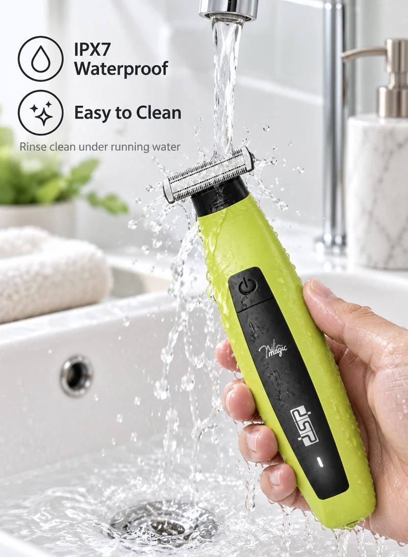 5V Waterproof Rechargeable Face & Body Shaver, Professional One Blade Shaving Technology with Q β photo 4