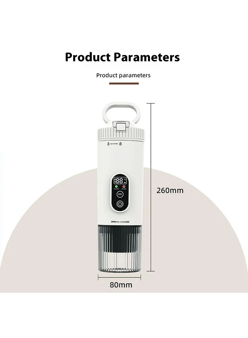 Portable Espresso Machine Wireless Electric Capsule Coffee Maker for Outdoor, Car & Home - Blac — photo 2