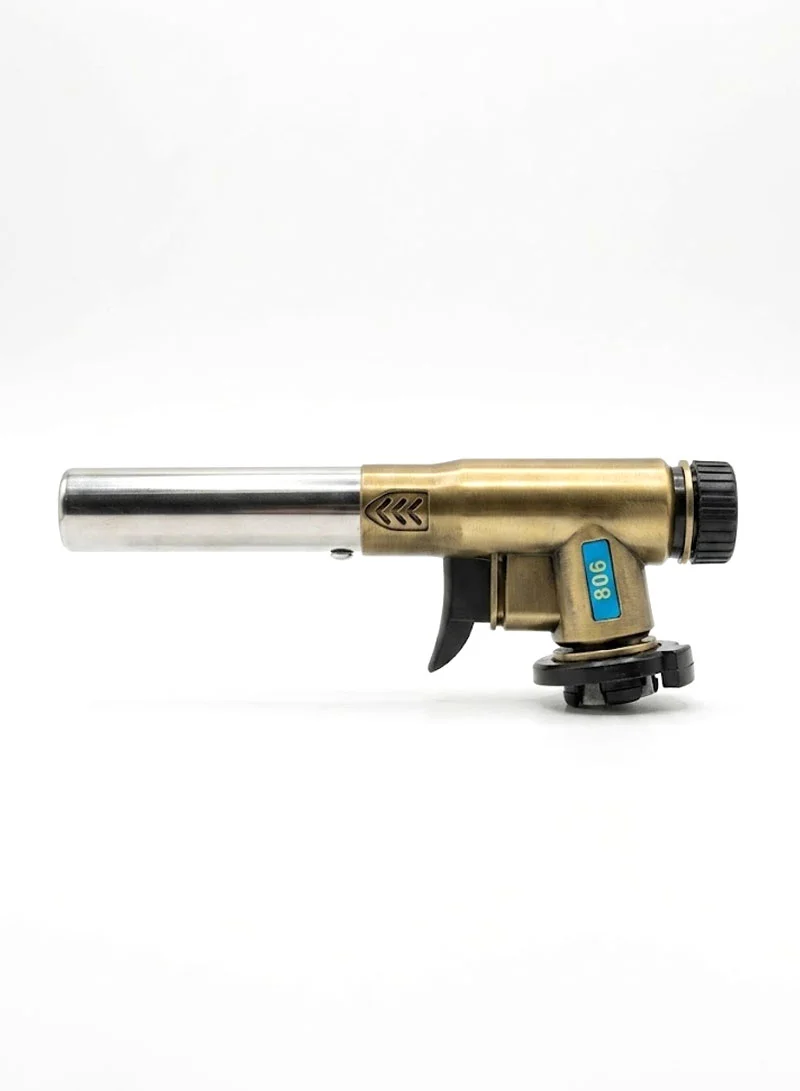 Professional All-Metal Torch Head, High-Temperature Adjustable Flame Blow Torch for Culinary an — photo 2