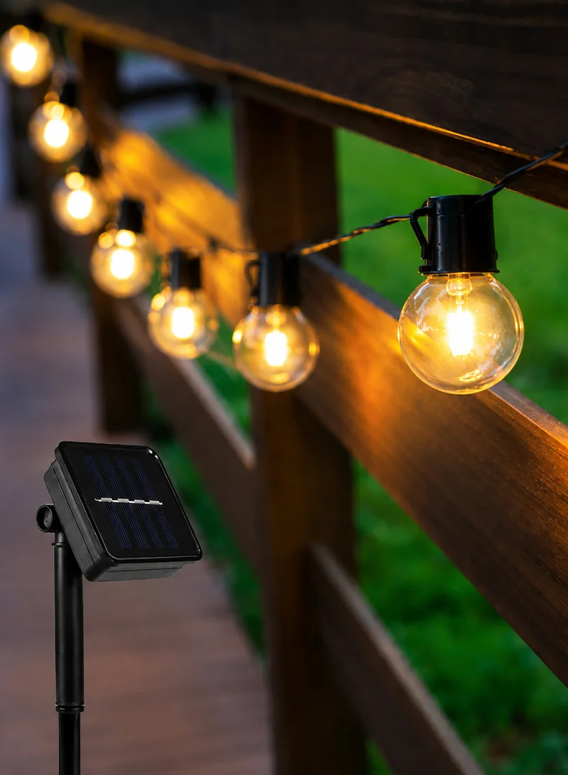 5m Solar String Lights, Warm White Outdoor Decorative Bulb Lights with Multiple Lighting Modes β photo 7