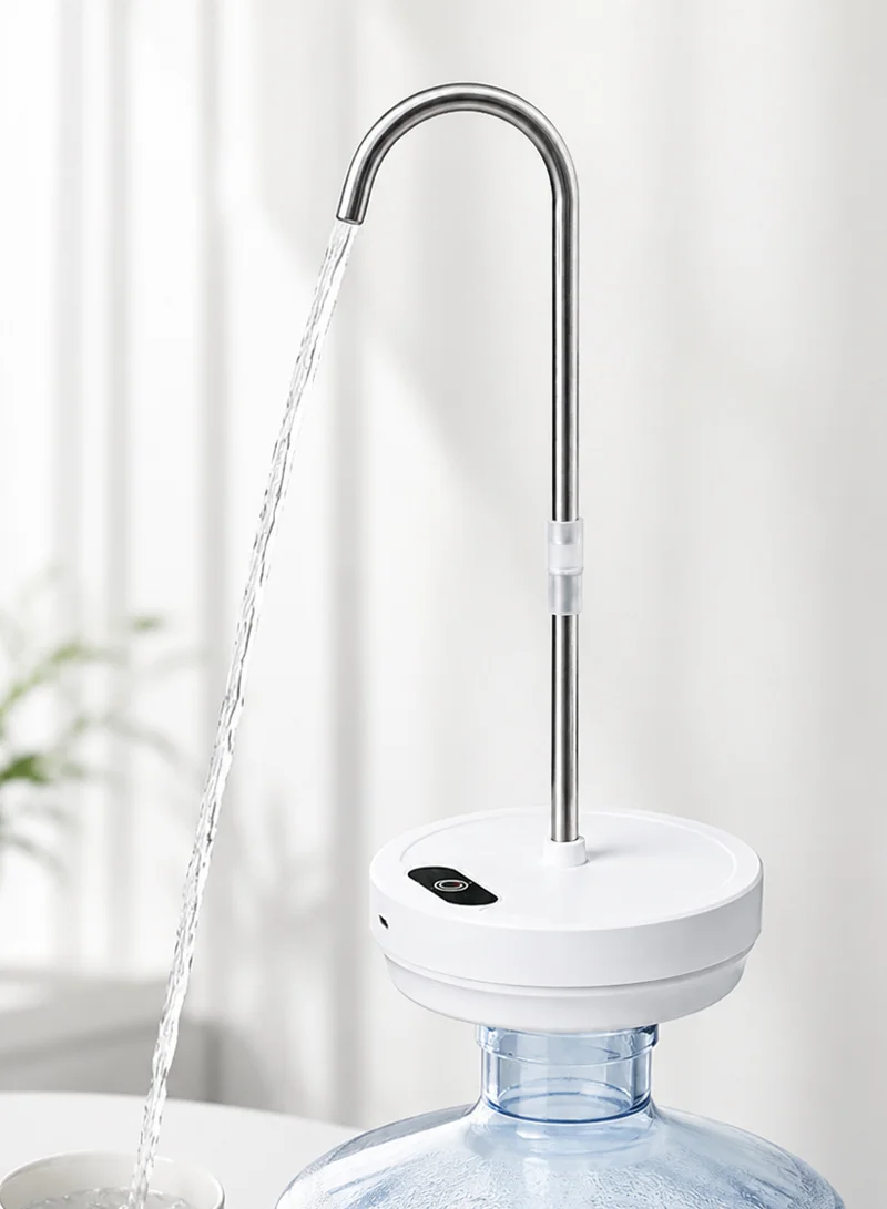 Rechargeable Electric Water Bottle Dispenser Pump with Desktop & Barrel Base — photo 2