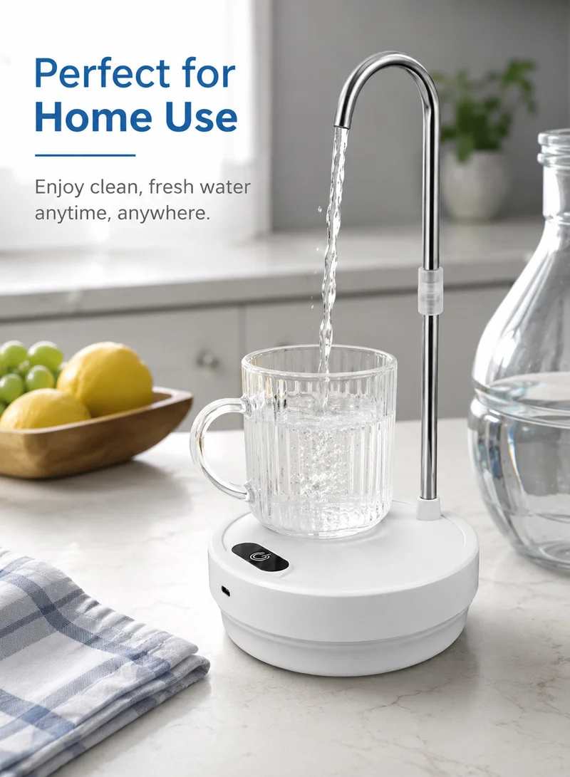 Rechargeable Electric Water Bottle Dispenser Pump with Desktop & Barrel Base — photo 8