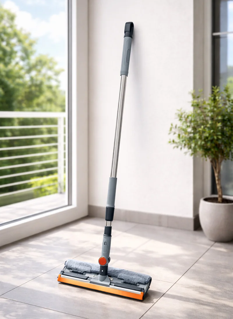 2-in-1 Window Cleaning Tool, Silicone Squeegee & Microfiber Scrubber with 28.5cm Silicone Blade — photo 3