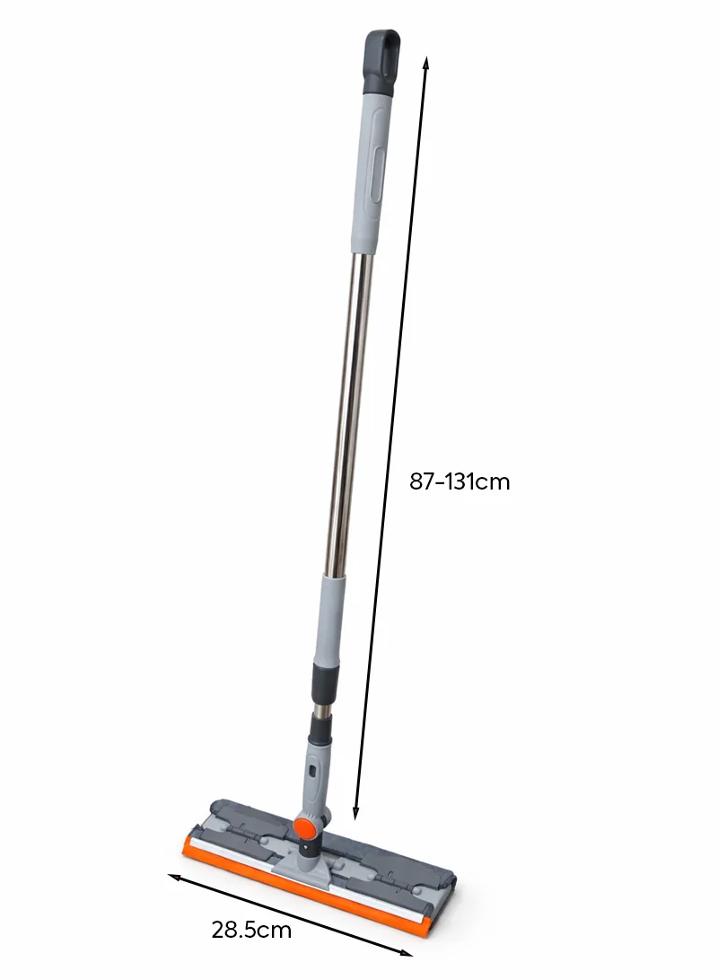 2-in-1 Window Cleaning Tool, Silicone Squeegee & Microfiber Scrubber with 28.5cm Silicone Blade β photo 4