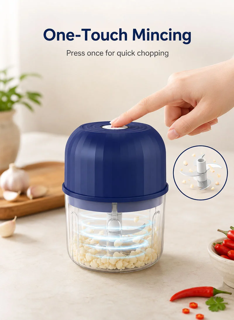 260ml Portable Rechargeable Electric Garlic Press & Mini Food Processor β photo 4