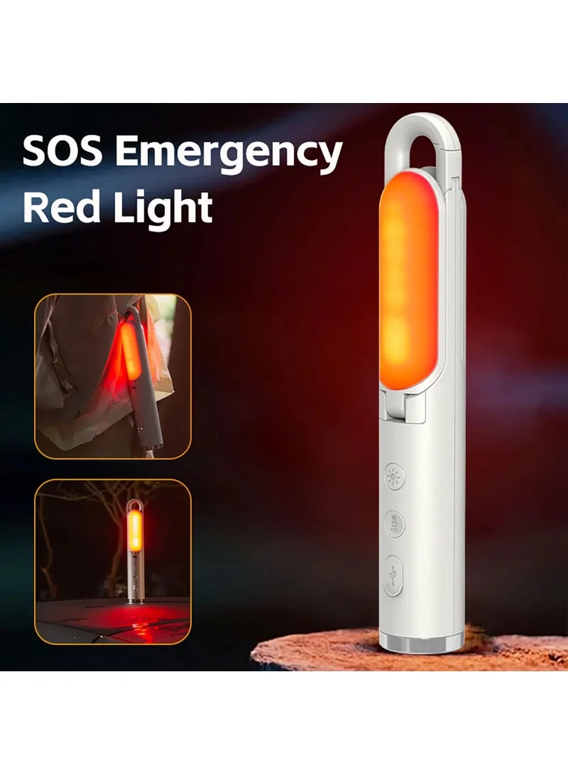 1200mAh USB Rechargeable Camping Lamp Foldable Flashlight with 3-Level Light Control for Indoor — photo 5