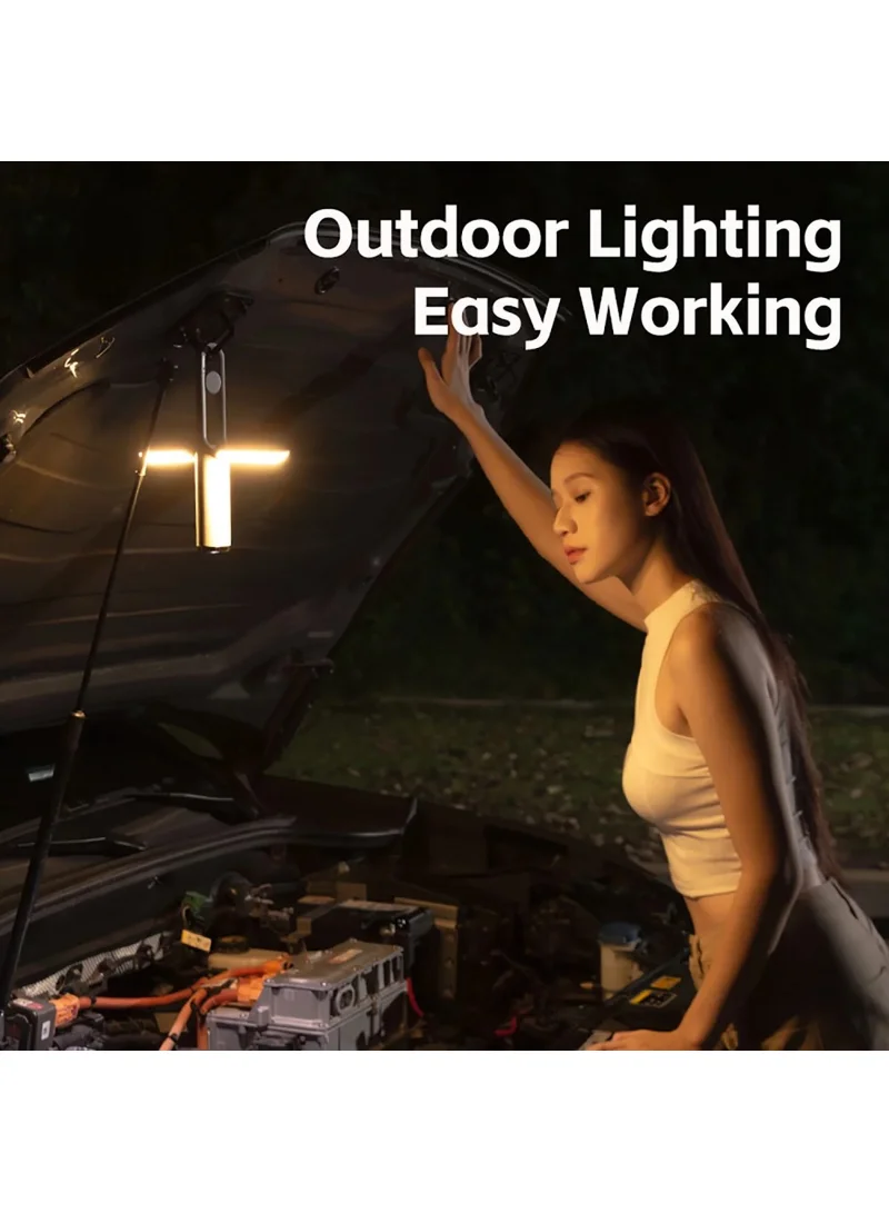 1200mAh USB Rechargeable Camping Lamp Foldable Flashlight with 3-Level Light Control for Indoor β photo 7