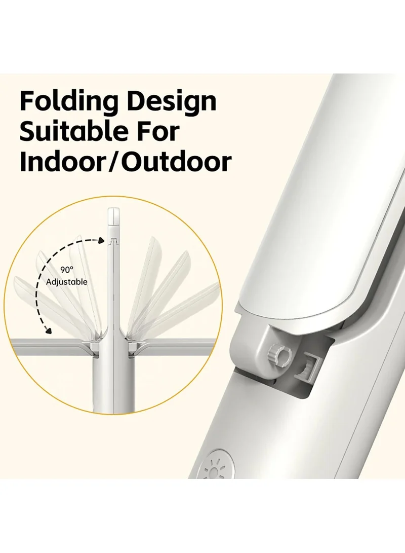 1200mAh USB Rechargeable Camping Lamp Foldable Flashlight with 3-Level Light Control for Indoor — photo 8