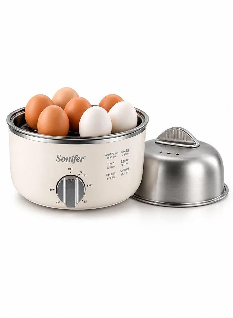 7-Egg Electric Egg Boiler with Timer Control