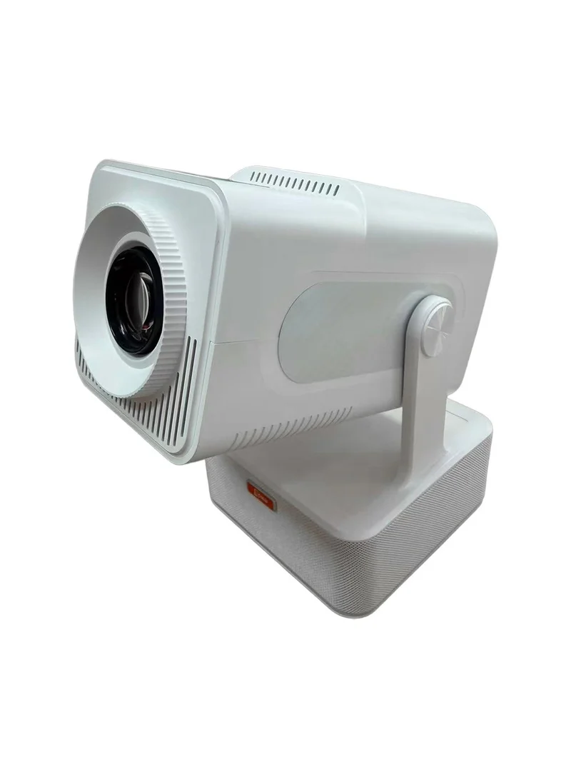 450 ANSI HD Projector Karaoke Speaker Home Cinema with Microphone and Voice Remote - White — photo 4
