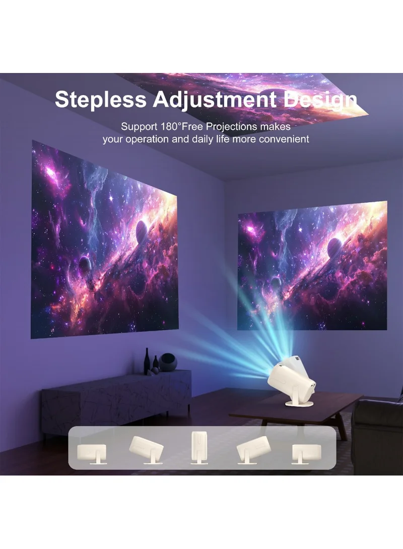 Mini Projector Allwinner Android 14.0 200 Lumens HD 4K Support 180Β° Projection V2-Collita β photo 3