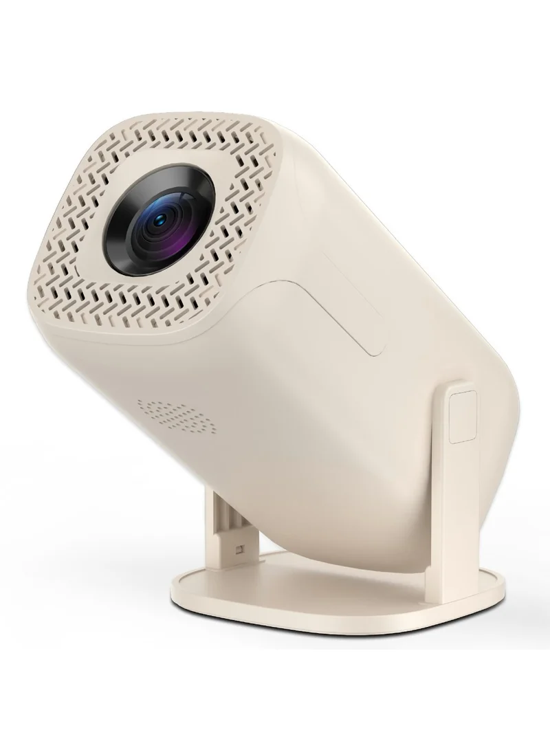 Mini Projector Allwinner Android 14.0 200 Lumens HD 4K Support 180° Projection V2-Collita