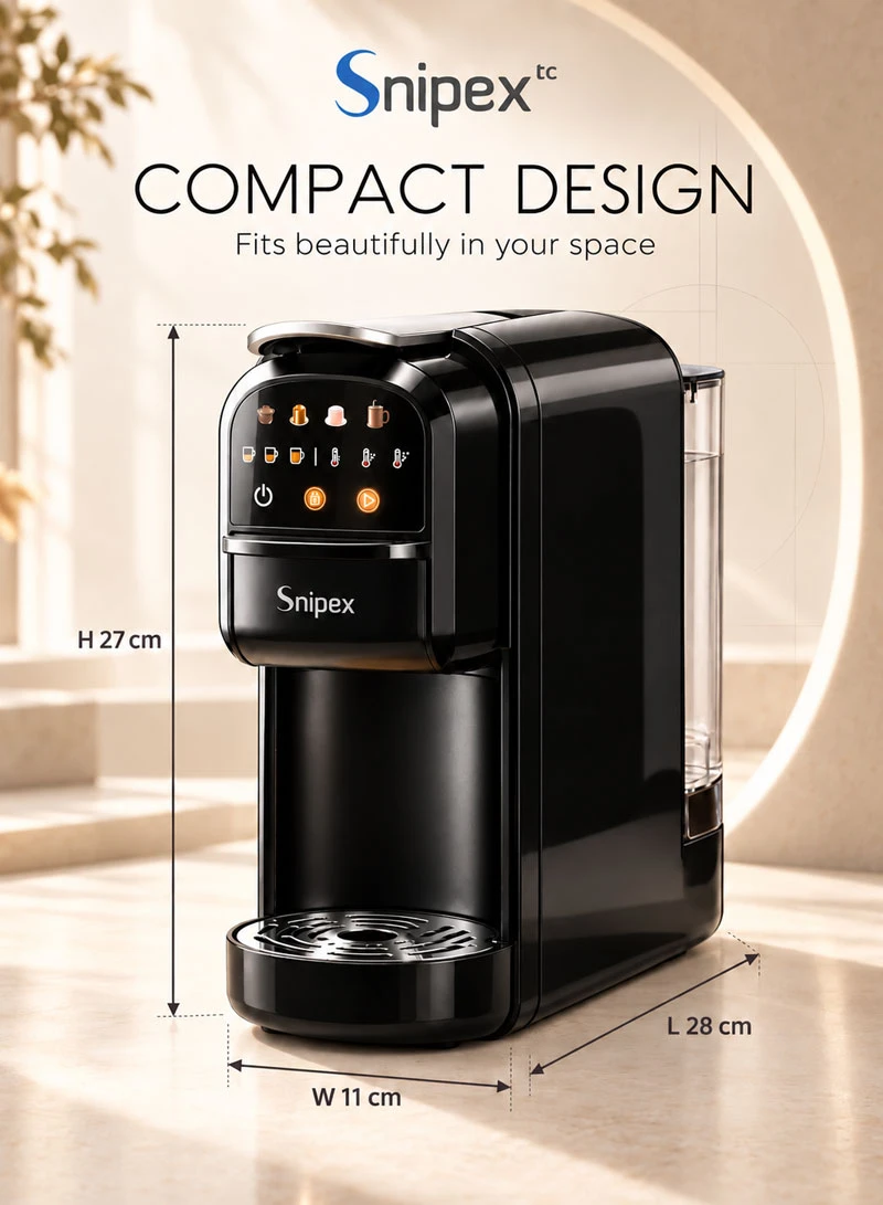 3-in-1 Multifunction Capsule & Ground Coffee Machine with 20 Bar Pump Pressure & 700ml Removabl β photo 2