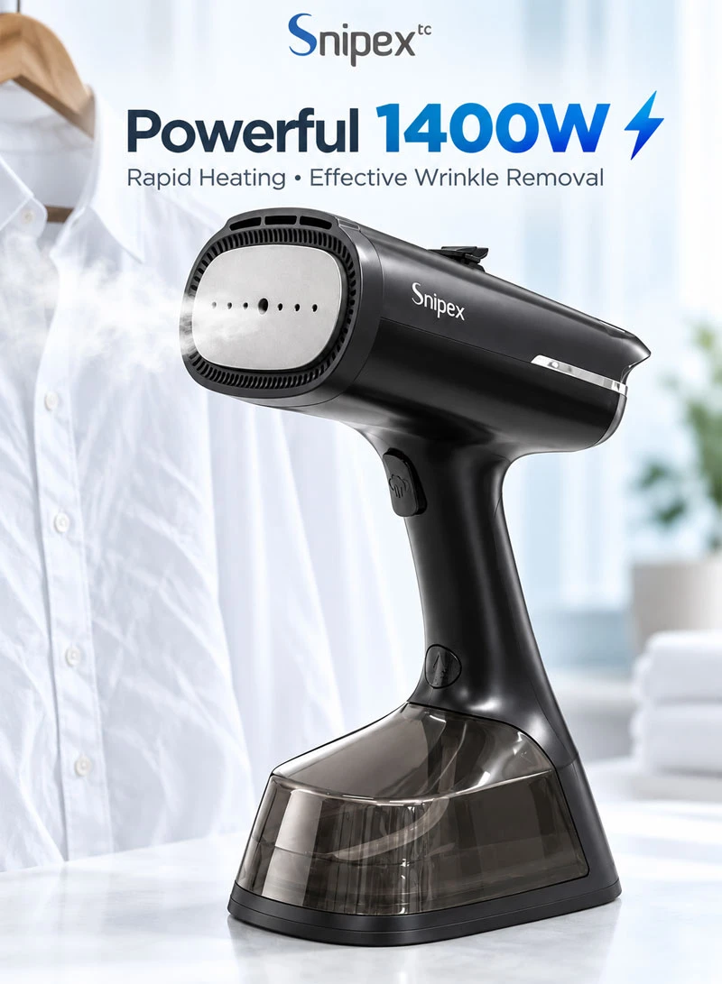 Handheld Garment Steamer with Vacuum Suction, 270mL Water Tank, 25s Fast Heating & Dual Steam M β photo 4