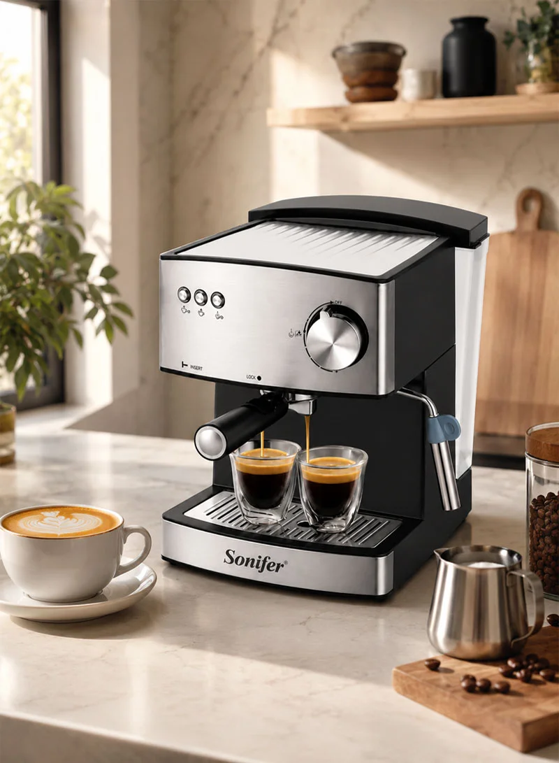 Stainless Steel Espresso Coffee Maker — photo 2
