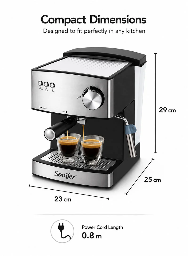 Stainless Steel Espresso Coffee Maker — photo 3