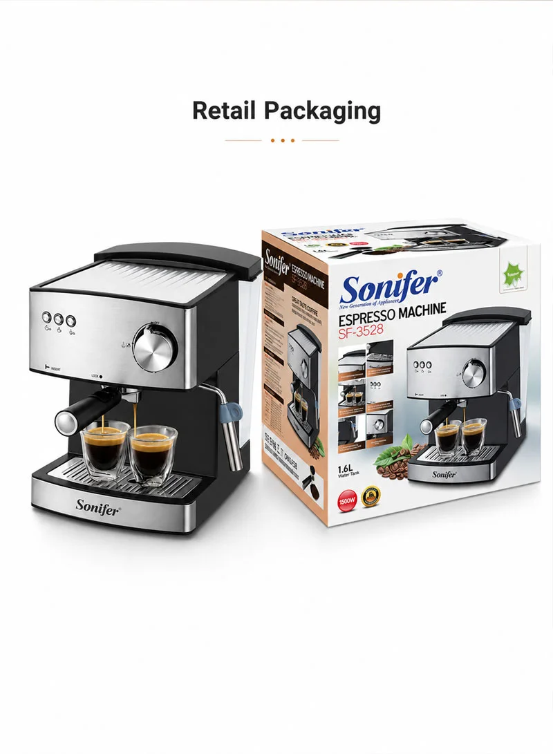 Stainless Steel Espresso Coffee Maker — photo 7
