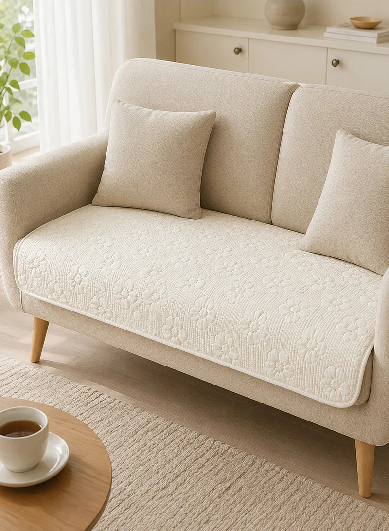 70×150 CM – 1 PC – 100% Cotton Summer Sofa Cover – Breathable, Sweat-Absorbent & Anti-Slip - Of