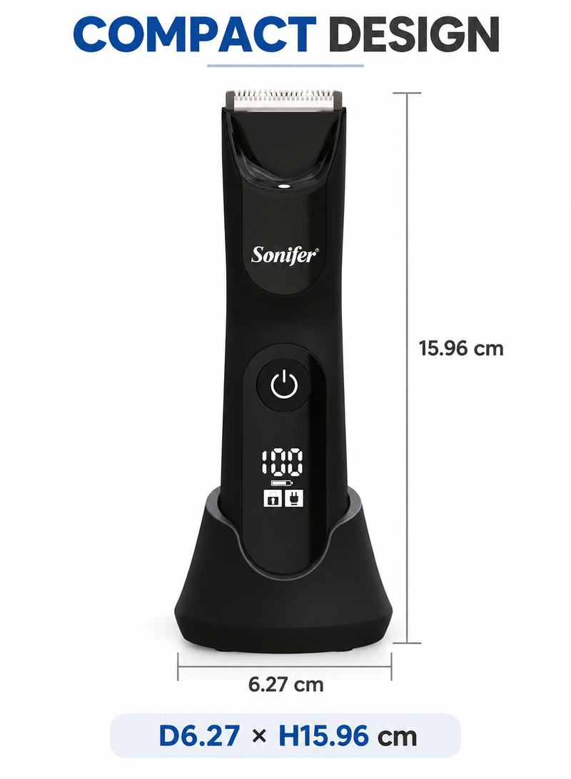 5W 2 in 1 Cordless Body Trimmer & Foil Shaver for Chest Arms Underarms Waterproof β photo 2
