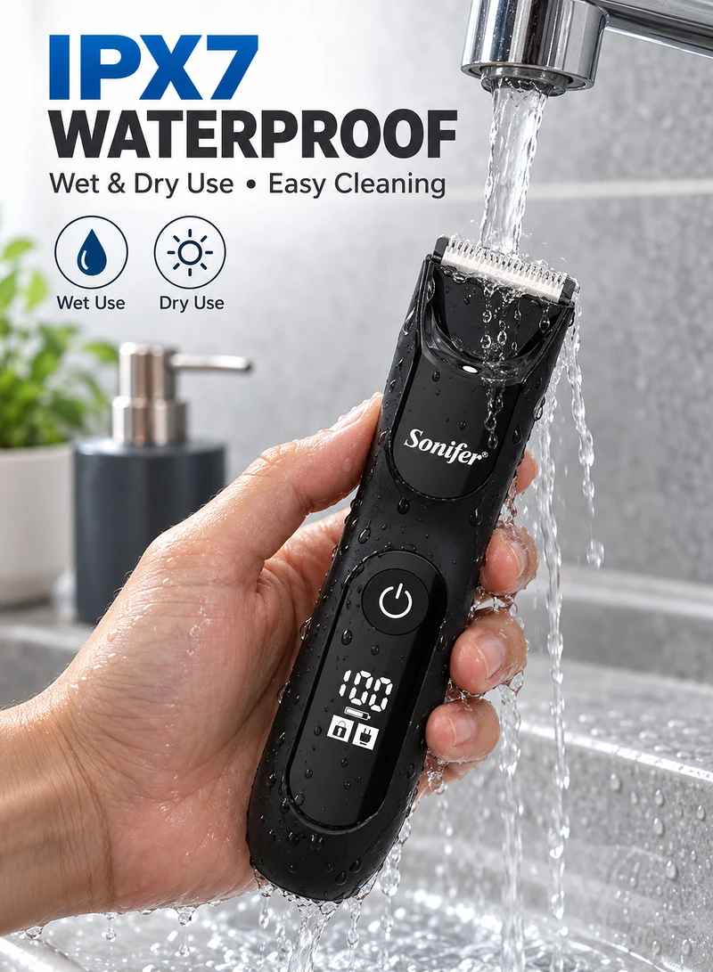5W 2 in 1 Cordless Body Trimmer & Foil Shaver for Chest Arms Underarms Waterproof β photo 4