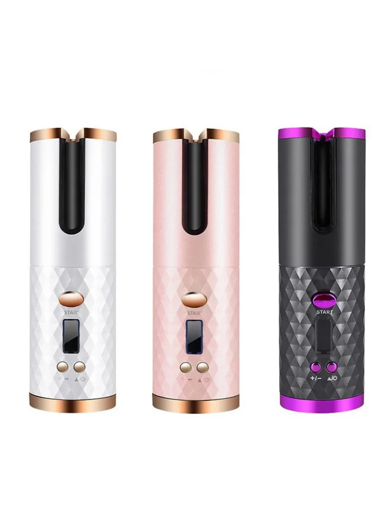 Automatic Curling Iron Rotating Hair Curler Wand LCD Display Ceramic Wave Hair Curler - Black — photo 8
