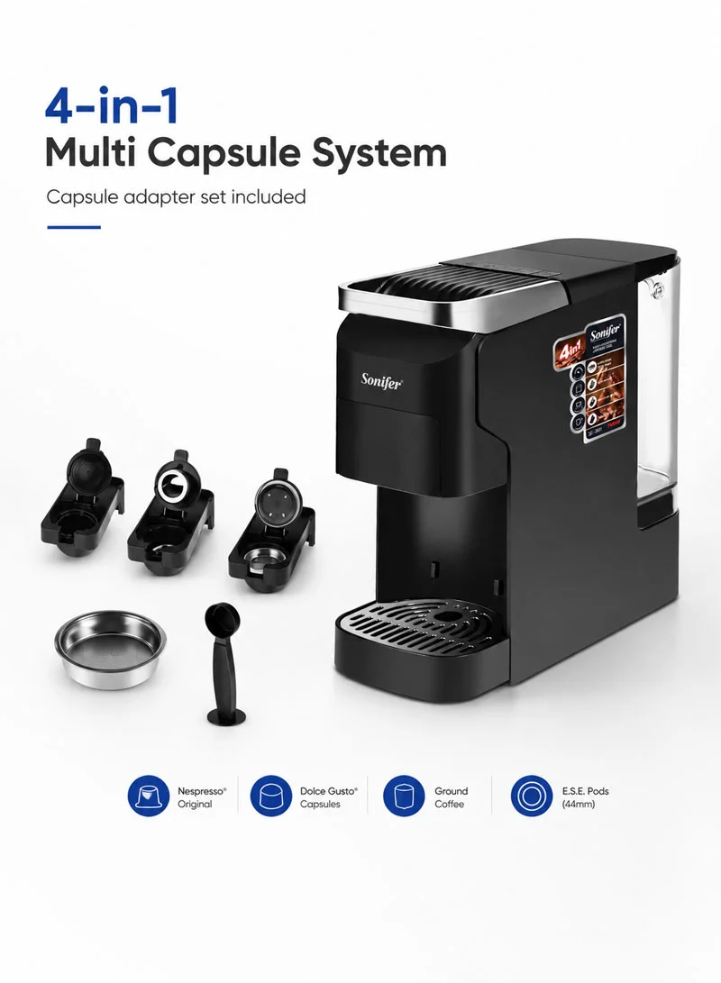920ml 4-in-1 Capsule Coffee Machine with Multi Capsule System β photo 3