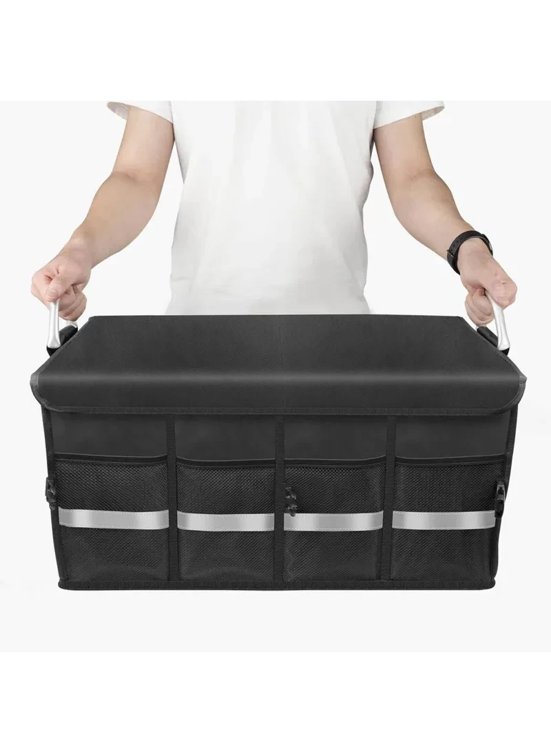Waterproof 3 Interior Compartments Trunk Storage Organizer, Collapsible & Foldable Car Accessor — photo 6