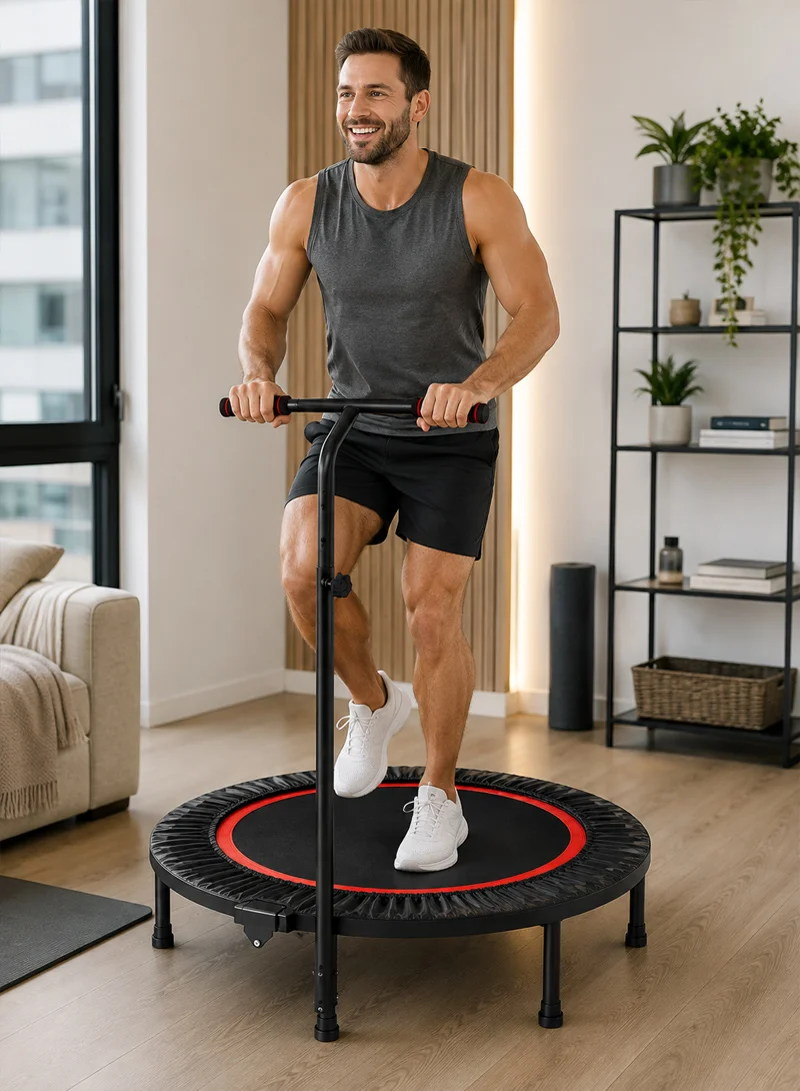 100cm 200kg Maximum Weight Fitness Fitness Trampoline Rebounder with Adjustable T-Shaped Handle — photo 7