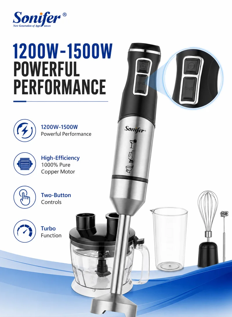 7 in 1 Electric Hand Blender Multi Function Food Blender Set — photo 3