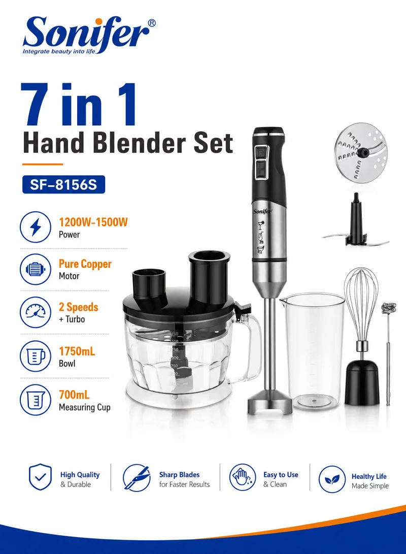 7 in 1 Electric Hand Blender Multi Function Food Blender Set — photo 6