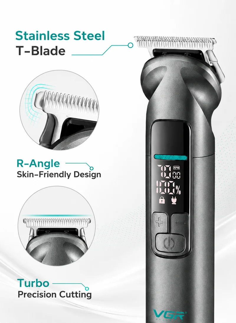 2000mAh Professional Hair Trimmer with Turbo Function & Metal Body -Gold β photo 3