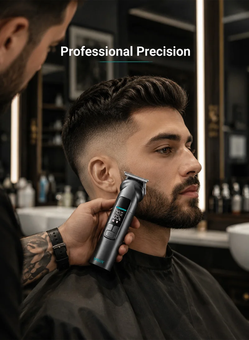 2000mAh Professional Hair Trimmer with Turbo Function & Metal Body -Gold β photo 8