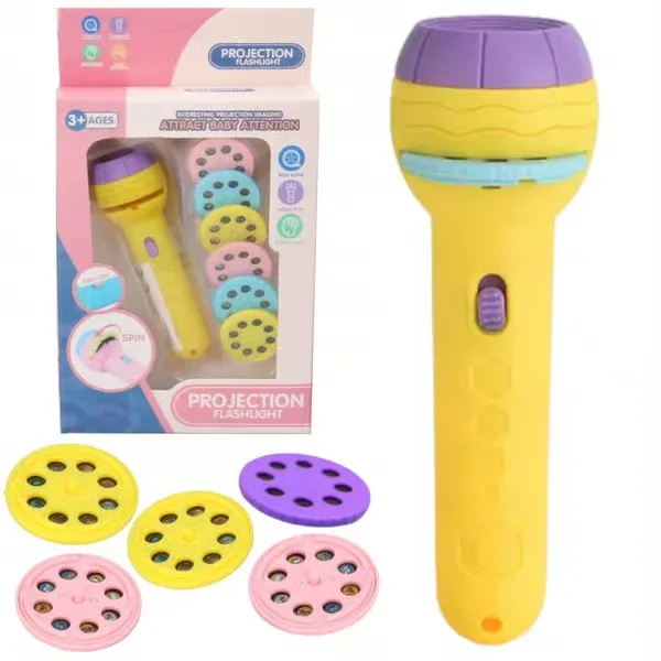 Mini Projector Torch Flashlight for Kids - Blue β photo 3