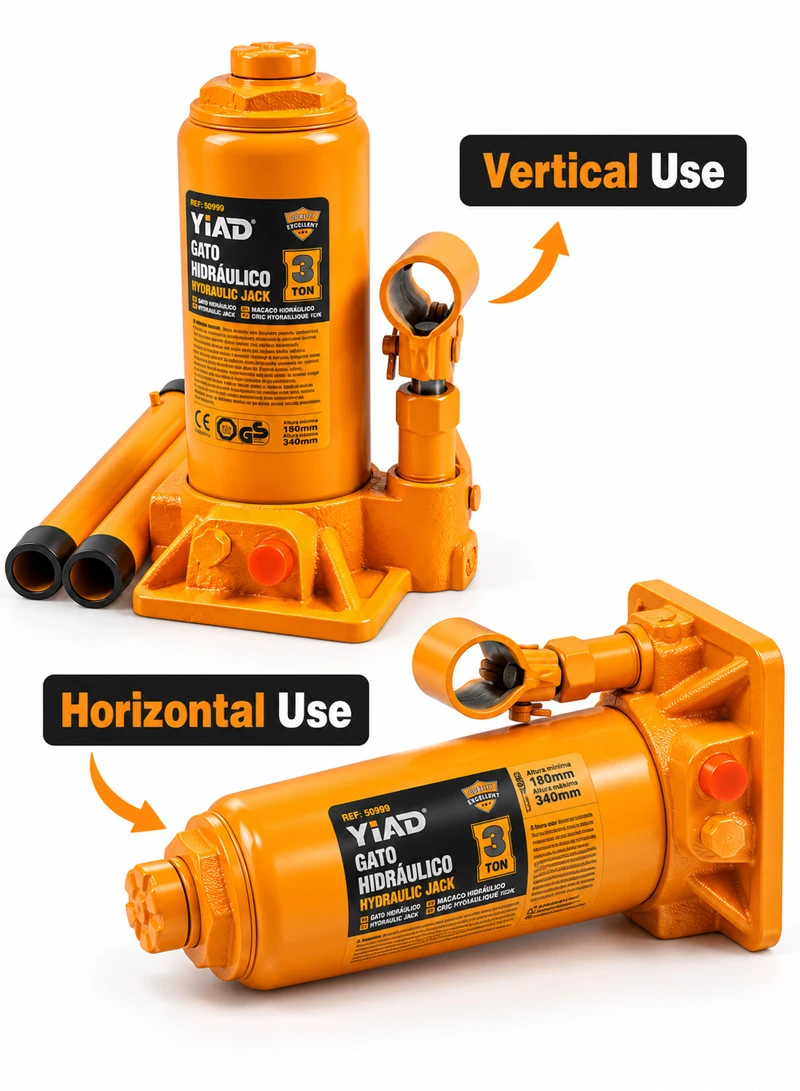 3 Ton Hydraulic Bottle Jack Professional Car Automotive Repair Lifting Tool 50999 — photo 5