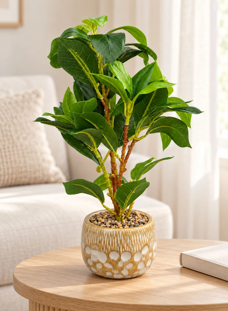 Artificial Decorative Plant with Variegated Leaves & Decorative Pot 17004-5 — photo 7