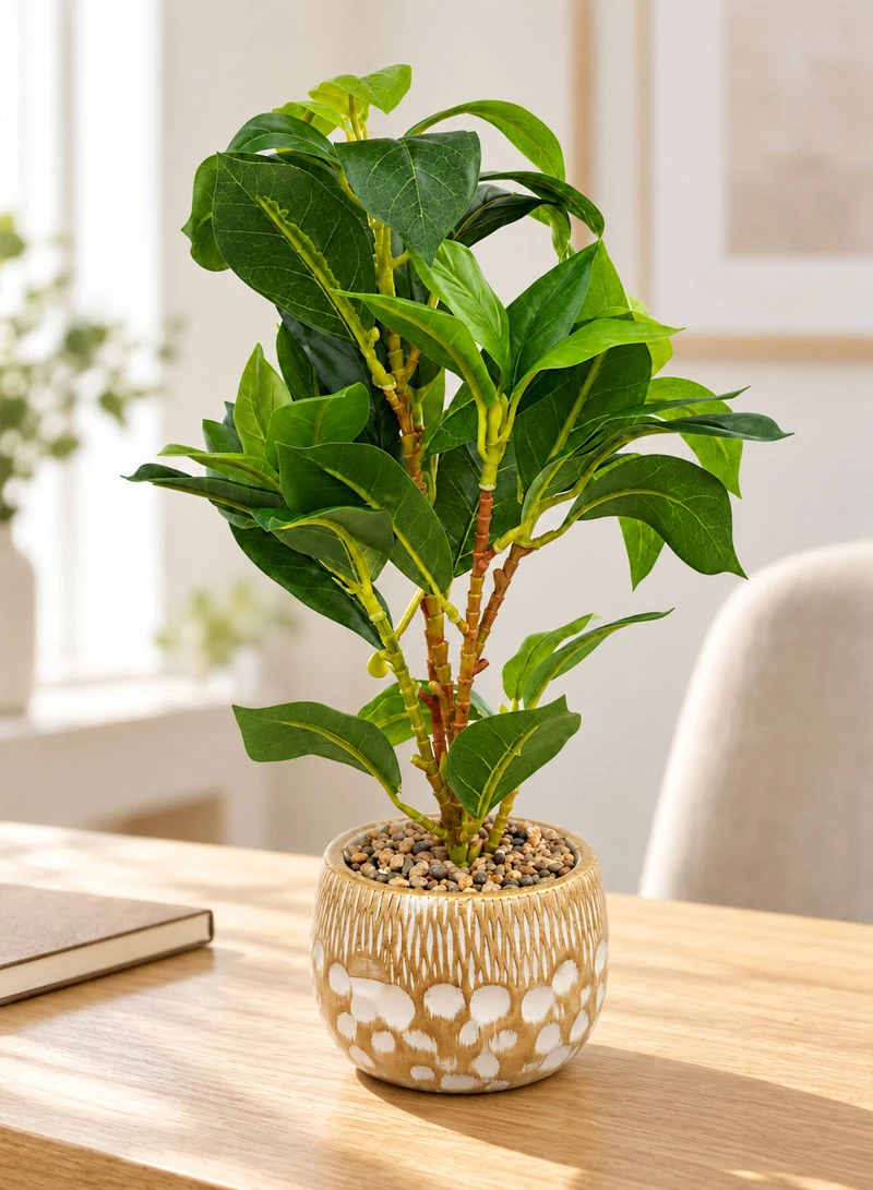 Artificial Decorative Plant with Variegated Leaves & Decorative Pot 17004-5 — photo 8