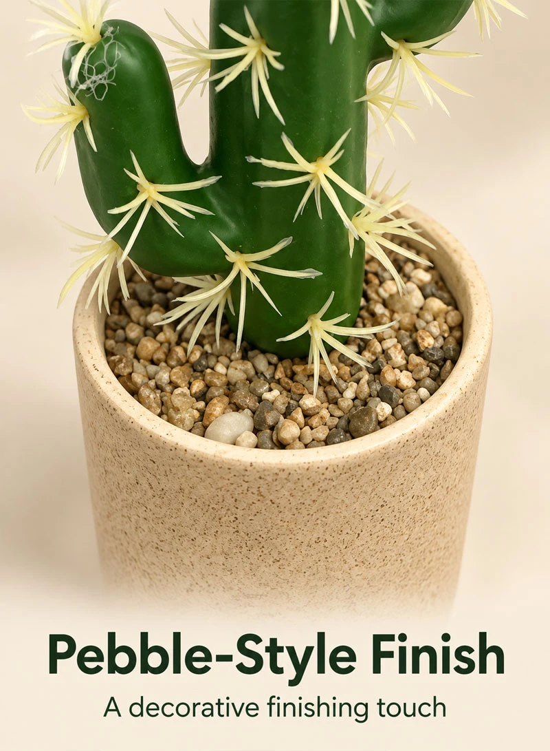 Artificial Cactus Plant with Decorative Pot - Green — photo 5