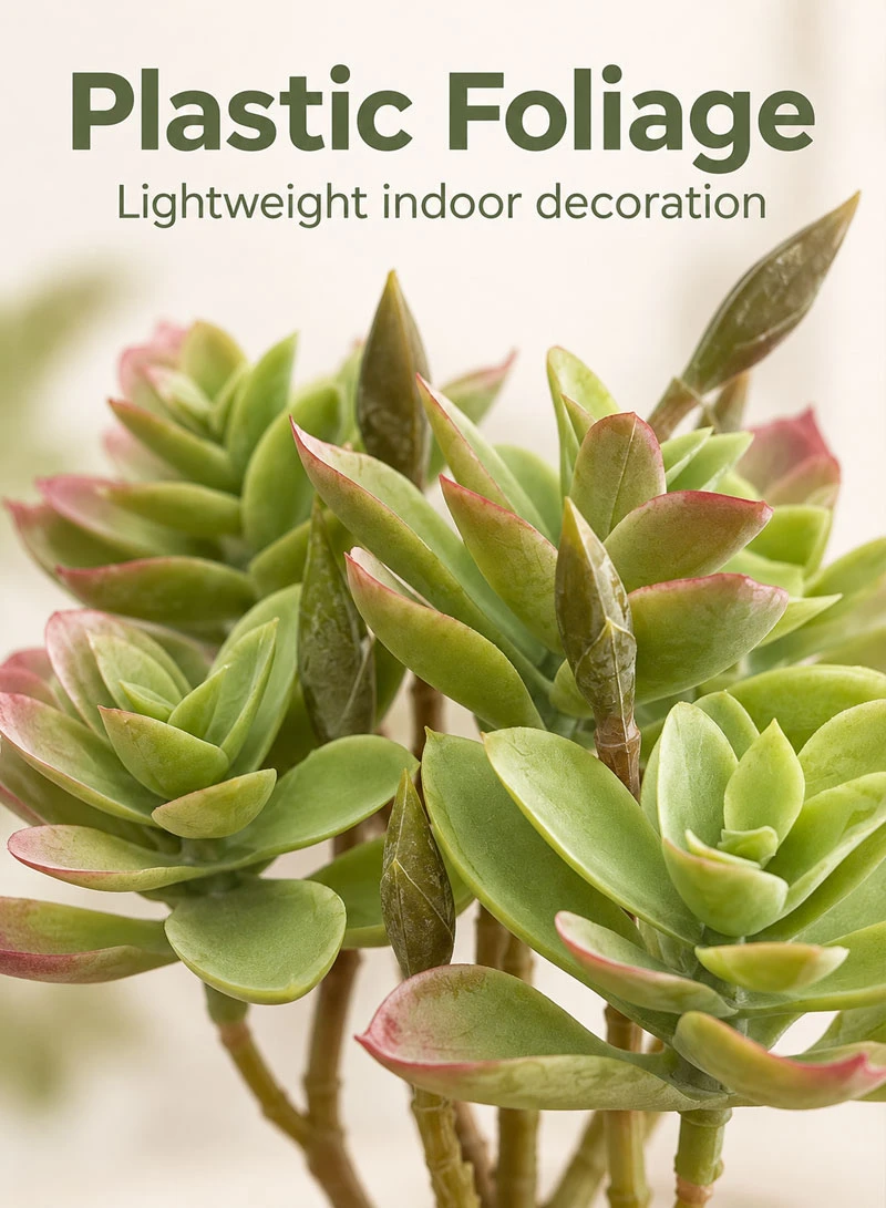 Artificial Succulent Plant with Decorative Pot - Dark Green β photo 7